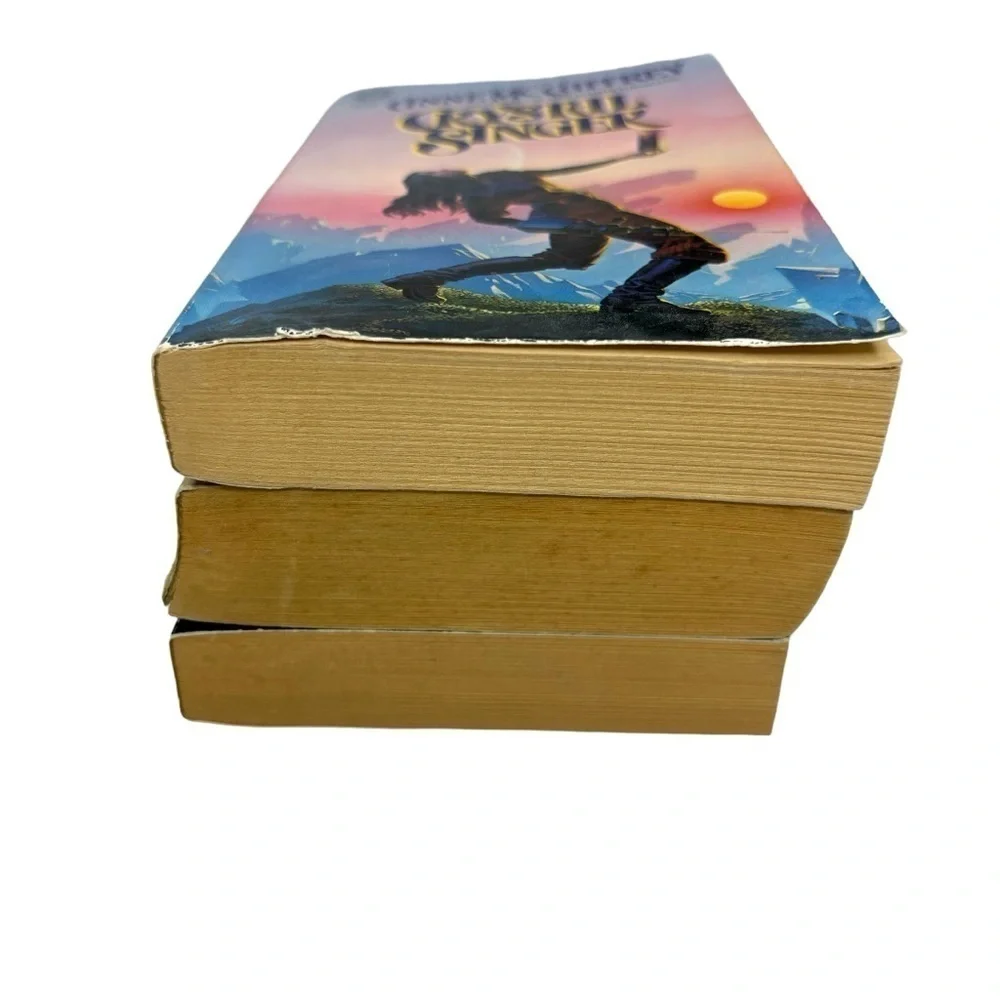 Anne McCaffrey Vintage Paperback Books Bundle of 3 Crystal Singer Series Books‎